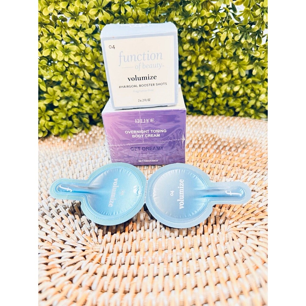 EELHOE Overnight Toning, Firming Cream and Hair Volumizer Booster Shots